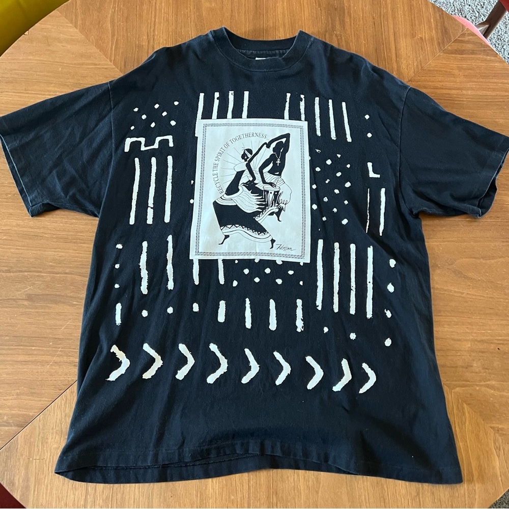 Vintage 1993 WACP Salute to Mali Collection All Over Print African Shirt